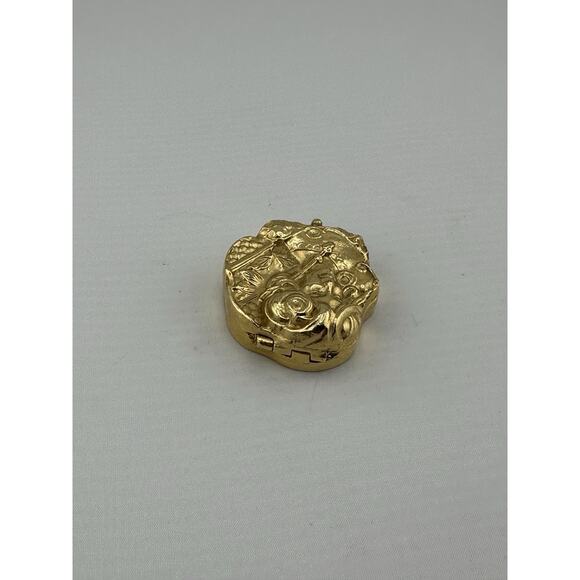 Vintage Estee Lauder Private Collection Solid Perfume Compact Art Nouveau Lady - Picture 4 of 9